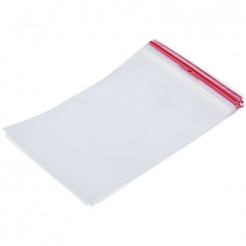Пакет с замком (Zip Lock) с европодвесом 12 х 17 см, 60 мкм, 100 шт/уп, комплект 100 шт