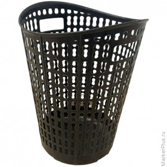 Корзина для мусора 12,5 л пластик черная