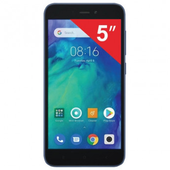 Смартфон XIAOMI Redmi GO, 2 SIM, 5", 4G (LTE), 5/8 Мп, 8 Гб, синий, пластик, X22326