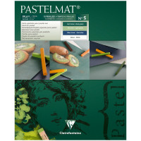 Альбом для пастели 12л. 240*300мм на склейке Clairefontaine "Pastelmat", 360г/м2, бархат, цв.блок