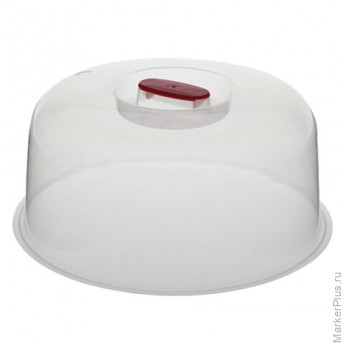 Крышка для микроволновых печей СВЧ, диаметр 23,5 см, высокая, прозрачная, 12х23,5х23,5 см, 432280000