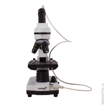 Микроскоп учебный LEVENHUK Rainbow D2L, 40-400 кратный, монокулярный, 3 объектива, цифровая камера 0