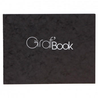 Скетчбук 100л. 152*210мм. на сшивке Clairefontaine "Graf'Book 360°", 100г/м2