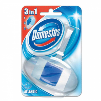 Блок туалетный подвесной твердый 40 г DOMESTOS (Доместос) 'Атлантик', основной блок, 6 шт/в уп