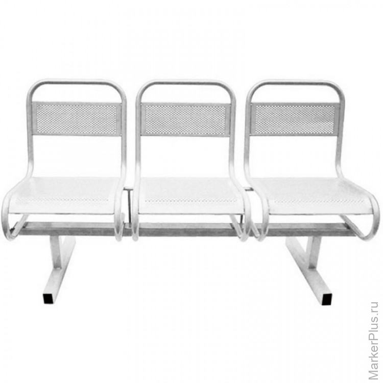 Многоместная секция раунд см119-04. 104. Секционные стулья. Стулья секционные. Многоместная секция раунд см119-04.