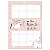 Сменный блок 80л., А5, MESHU "Нappy cat", пленка т/у, в клетку Сменный блок 80л., А5, MESHU "Нappy cat", пленка т/у, в клетку