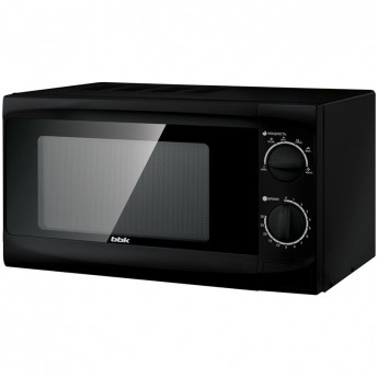 Микроволновая печь BBK 20MWS-706M/B, 20л, механическое управление, черная