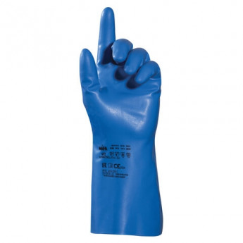 Перчатки нитриловые MAPA Optinit/Ultranitril 472, КОМПЛЕКТ 10 пар, размер 10, XL, синие