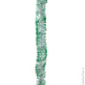 Гирлянда "Норка 1", 1 штука, диаметр 50 мм, длина 2 м, серебро с зелеными кончиками, Г-206/7