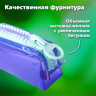Пенал BRAUBERG с объемной "тракторной" молнией, 1 отделение, ПВХ, 22х8х6,5 см, "Contrast mint", 271565 Пенал BRAUBERG с объемной "тракторной" молнией, 1 отделение, ПВХ, 22х8х6,5 см, "Contrast mint", 271565