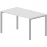 Стол STRIKE 2 громмета 1380х780мм STNG148BLAL Белый, опора Алюминий