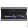 Ручка шариковая PIERRE CARDIN ECO (Пьер Карден), корпус синий, латунь, золото, PC0871BP, синяя