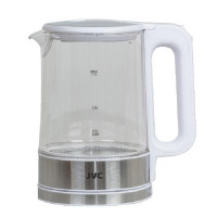 Чайник стеклянный JVC JK-KE1520 white, 1,7л. (4895227621758)