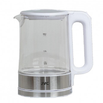 Чайник стеклянный JVC JK-KE1520 white, 1,7л. (4895227621758)