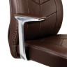 Кресло руководителя Helmi HL-E34 "Synchro Business", экокожа коричневая, синхромеханизм, алюминий, до 150кг Кресло руководителя Helmi HL-E34 "Synchro Business", экокожа коричневая, синхромеханизм, алюминий, до 150кг
