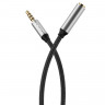 Кабель удлинитель PERO MC-03 JACK 3.5, 2м, Black
