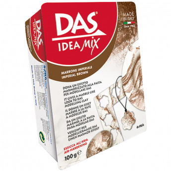 Масса для лепки "DAS IDEA MIX", 100гр, имитация камня, коричневый