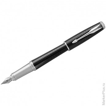 Ручка перьевая Parker "Urban Premium Ebony Metal CT" 0,8мм, подар. уп.