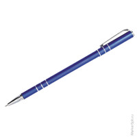 Ручка шариковая "Nice", синяя, 0,5мм, алюмин. корпус, ассорти 10 шт/в уп