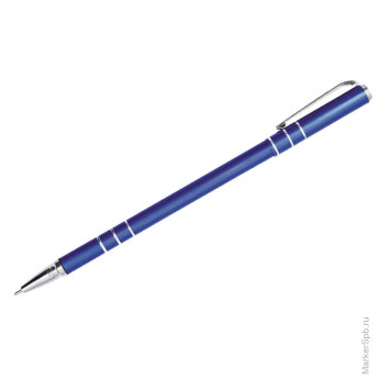 Ручка шариковая 'Nice', синяя, 0,5мм, алюмин. корпус, ассорти, 10 шт/в уп