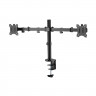 Кронштейн для двух мониторов настольный VESA 75х75, 100х100, 17"-32", до 16 кг, SONNEN STATIC, 455943