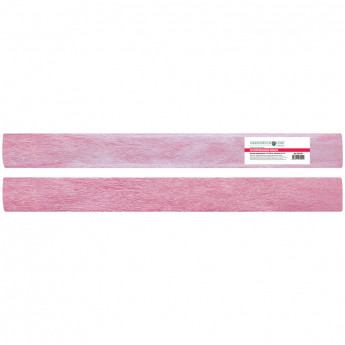 Бумага крепированная 50*200 см, 22 г/м2, розовый перламутр, в рулоне