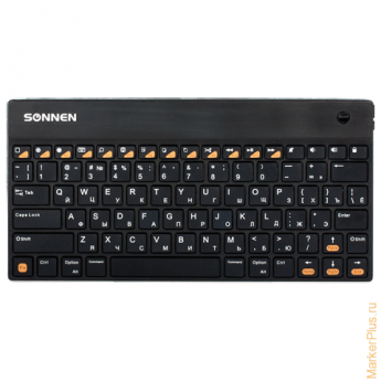 Клавиатура беспроводная SONNEN KB-B100 для планшетных компьютеров, bluetooth, черная, 511298