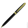 Ручка шариковая PIERRE CARDIN ECO (Пьер Карден), корпус черный, латунь, лак, золото, PC4114BP, синяя